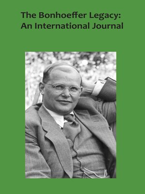 cover image of The Bonhoeffer Legacy